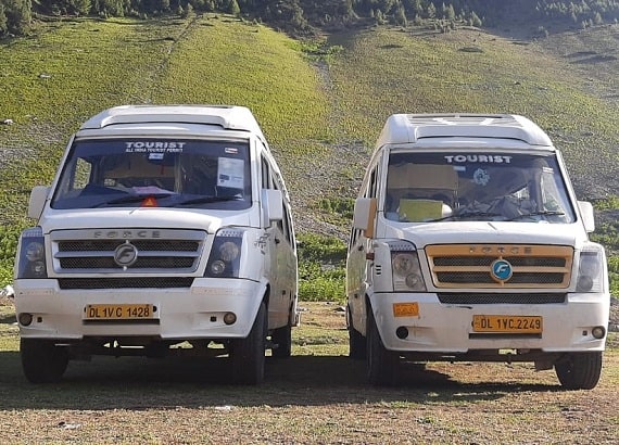 Tempo Traveller on Rent